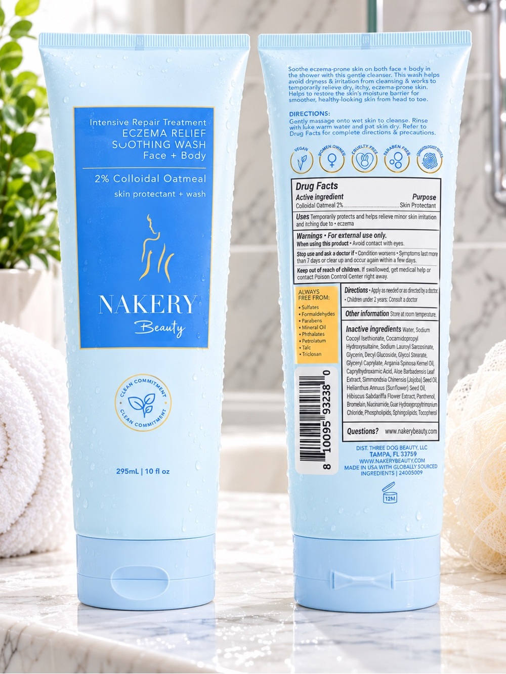 Eczema Relief Soothing Body and Face Wash -